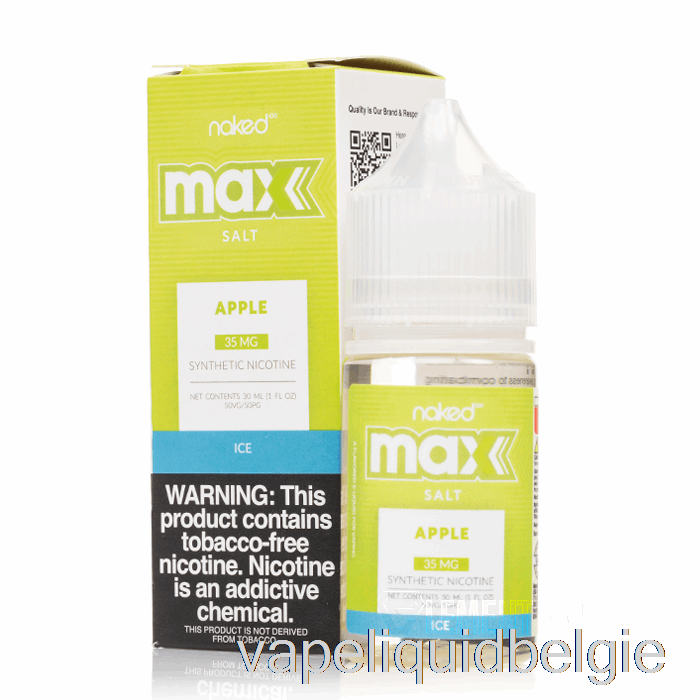 Vape België Ijsappel - Naakt Max Zout - 30ml 35mg